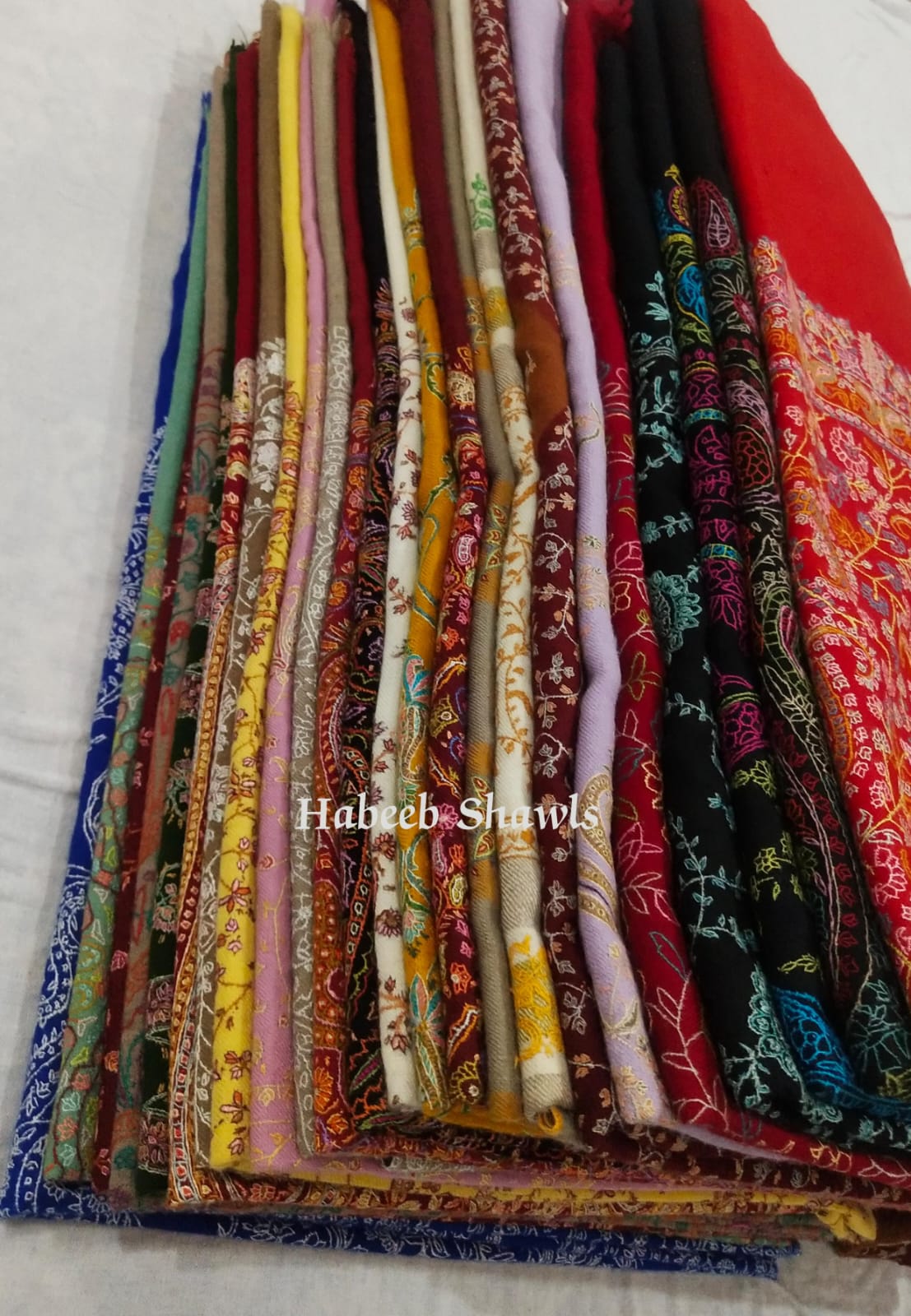 Embroidery Pashmina Shawls - Timeless Handcrafted Elegance