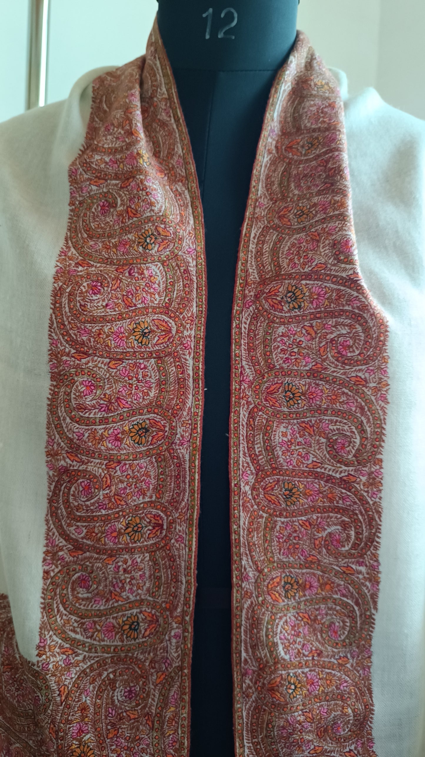 Cashmere Pashmina Sozni Kalan Dor Dar Shawl