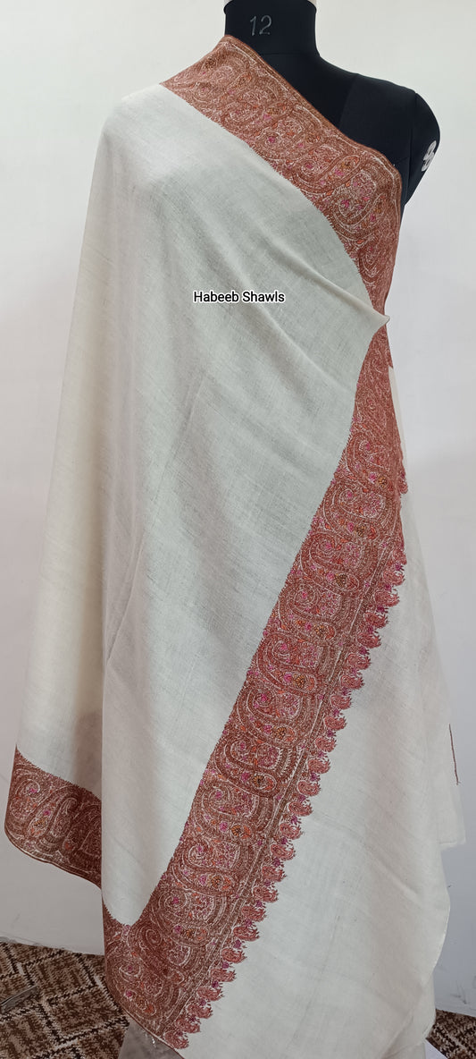 Cashmere Pashmina Sozni Kalan Dor Dar Shawl